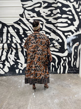 Load image into Gallery viewer, Irena Caftan Bold Squiggle Art
