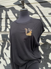 Load image into Gallery viewer, Up-Cycled Black Foxy Top
