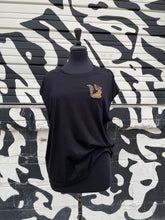 Load image into Gallery viewer, Up-Cycled Black Foxy Top
