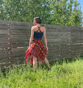 Layla Dress with Batik Silk