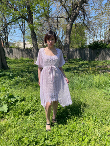 Caftan in Lilac Lace